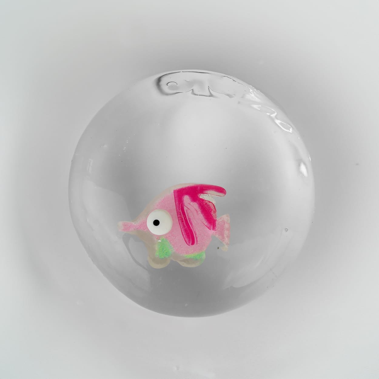 pink fish soap