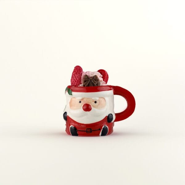 Scented Candle in a Santa Claus Mug