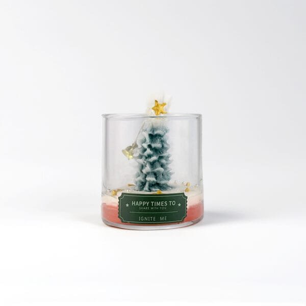 Christmas tree scented candle